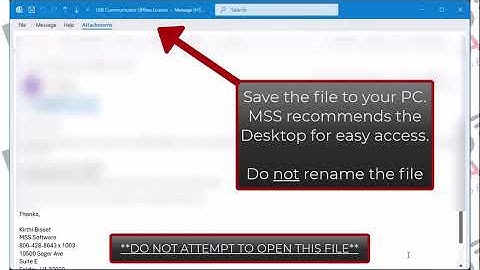 Activating an Offline USB Communicator License - MSS Software