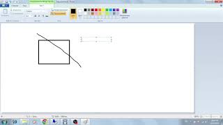How to draw a perfect square in Microsoft Paint