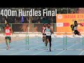 400m hurdles men final  olympian dharun ayyasamy is back on track   at indian grand prix 2021 