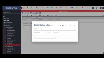 How to add Room Wake-up Call?