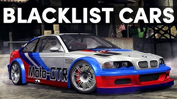 Blacklist Cars from NFS Most Wanted 5-1-0