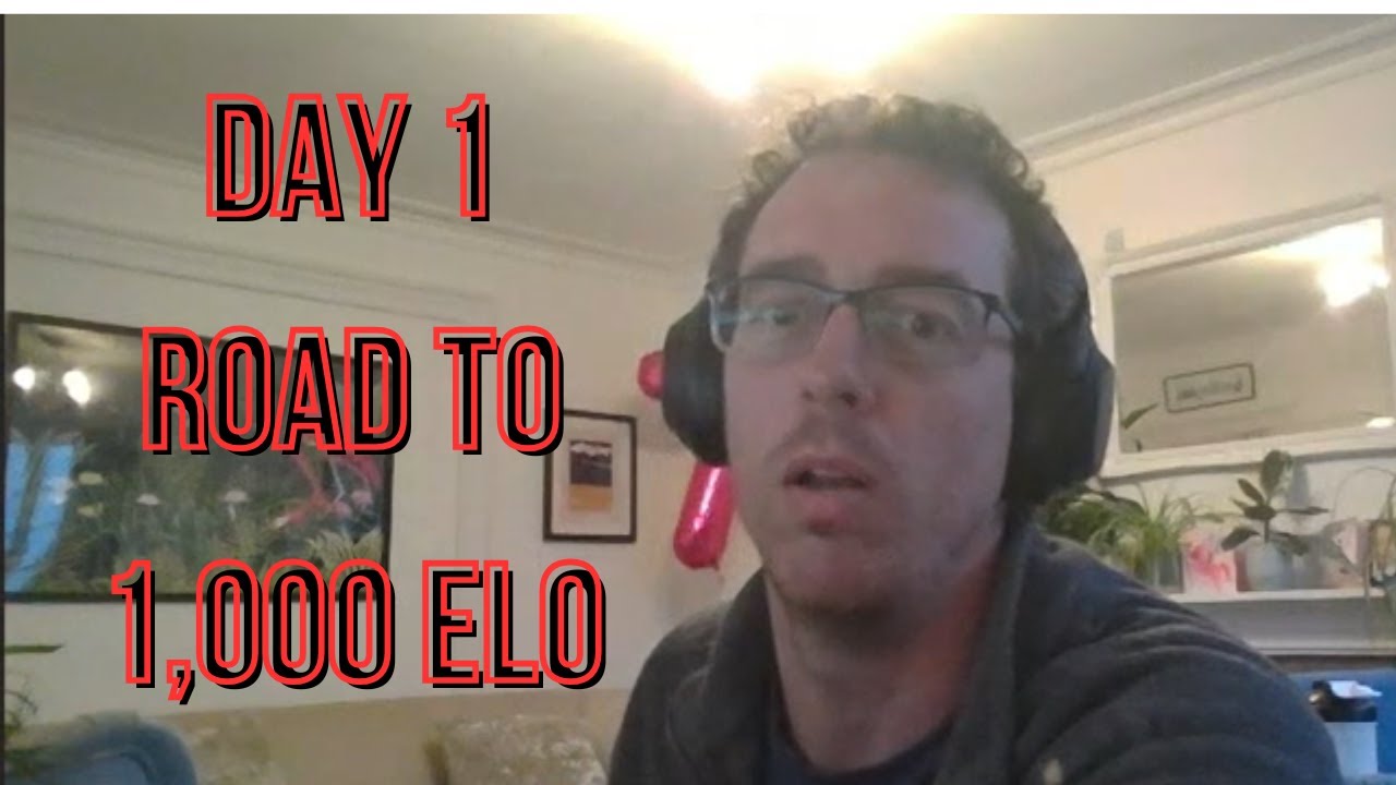 Day 1 - Road to a 1,000 ELO Chess Rating! - YouTube