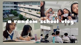 VLOG | a day at school : a random highschool vlog, semua aku videoin 🏫