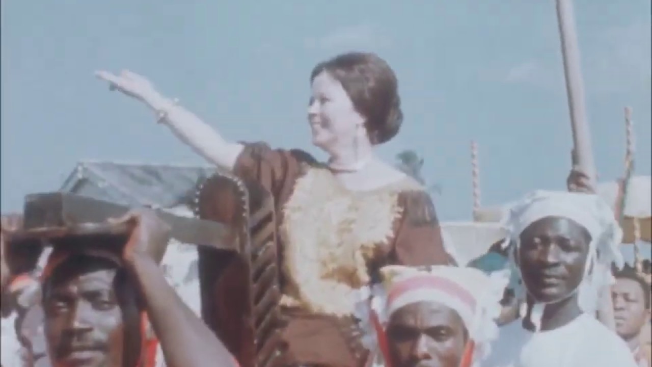 Shirley Temple Black Installed as Honourary Chief in Ghana | Sept. 1975