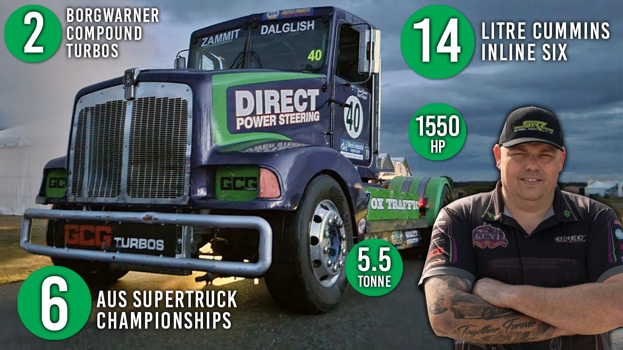 SRZ Racing Kenworth T401 Aus SuperTruck with a 14L Cummins and a ...