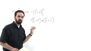 Definite Integrals Example 2