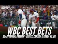 WBC Quarterfinal: USA vs. Canada &amp; Korea vs. Domincan Republic