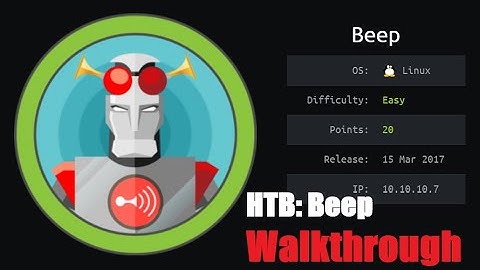 Beep Walkthrough without Metasploit | HTB Retired | TJ NULL OSCP like Boxes | HackTheBox
