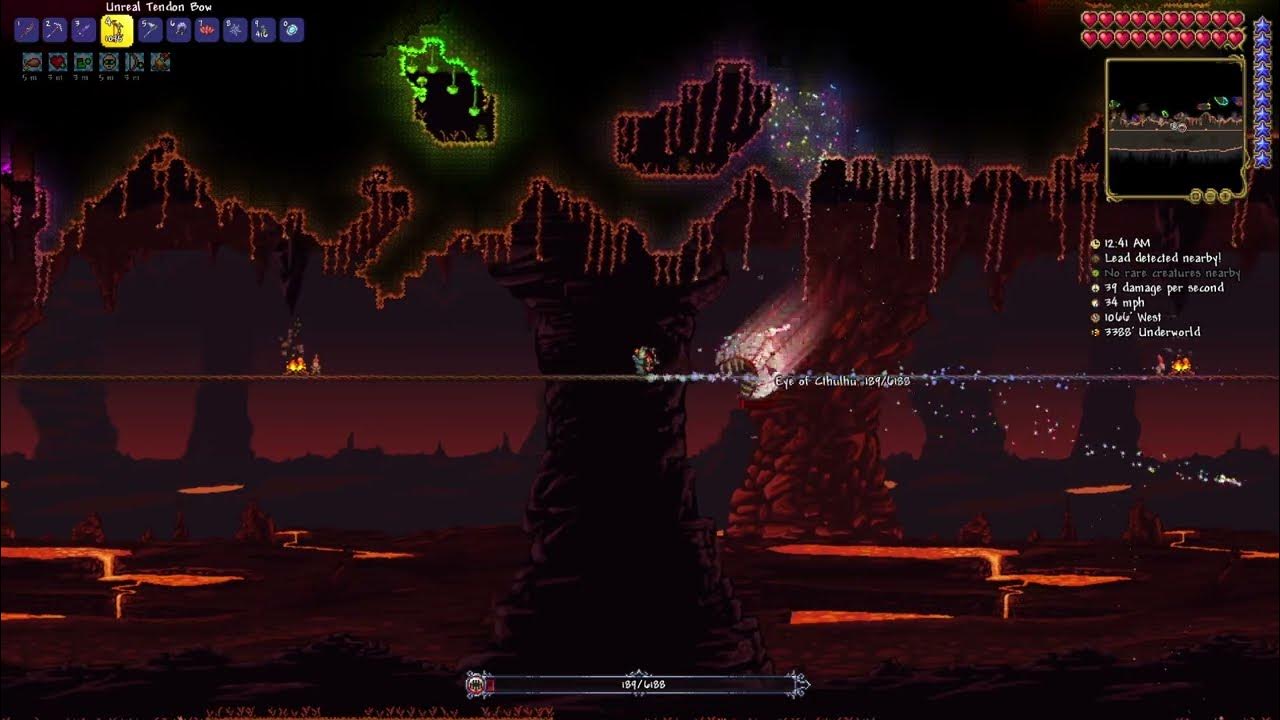 Eye of Cthulhu [Terraria][Legendary Mode][Archer Class] YouTube