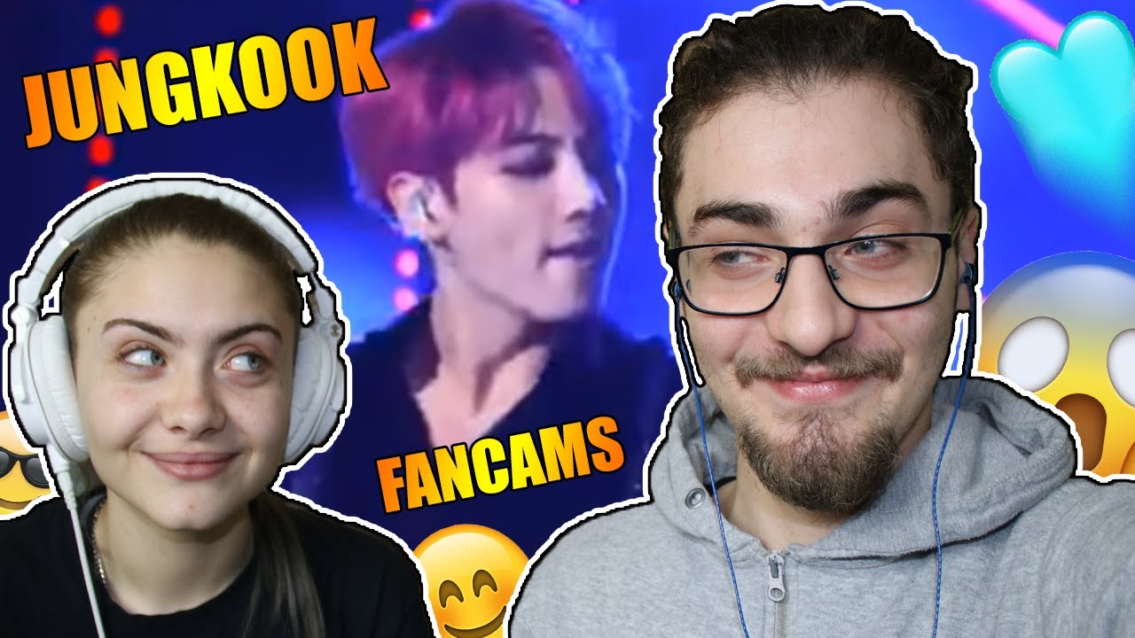 Me and my sister watch iconic jungkook fancams (Reaction)