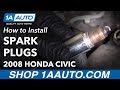 How to Replace Spark Plugs 2005-11 Honda Civic