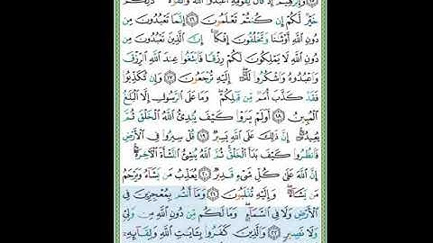 #سورة العنكبوت #تلاوة الآنسة سمية #الآيات٢٢_٢٣#قليل دائم خير