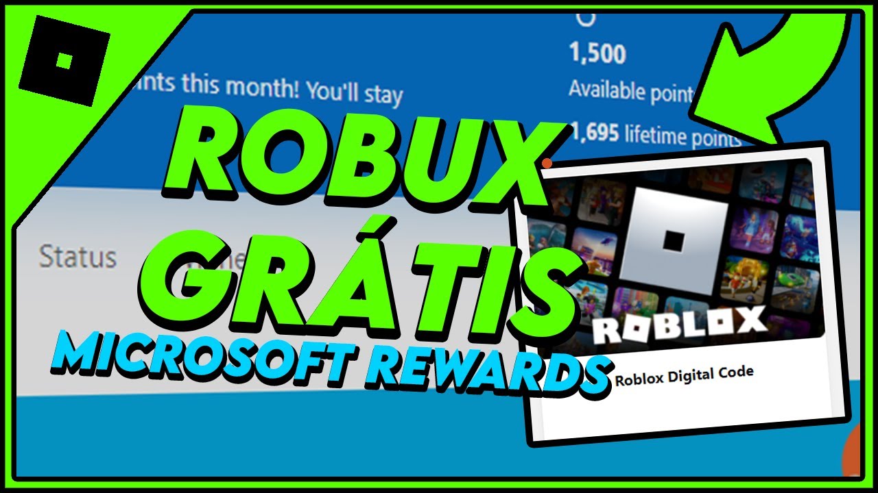 Como Ganhar Robux De Graca Microsoft Rewards Youtube - extensões roblox robux