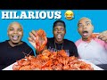 HUGE CRAWFISH MUKBANG🦞😋 WITH CUZZO AB (PRIDE MONTH SPECIAL)🏳️‍🌈