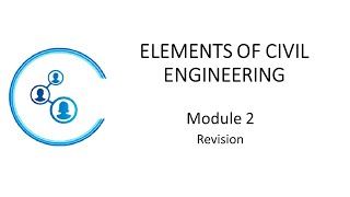 Engg | VTU | Basic Civil | Module 2 | Revision Video