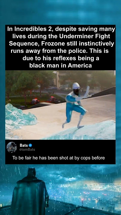Frozone Saves Lives in Incredibles 2... Then Immediately Runs From Cops 🏃💨