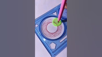 How many rotation did the pen make in total??? #spirograph #shortvideos #youtubeshorts #viralvideos