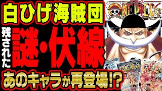 全読者が見落とす!?白ひげ海賊団がワノ国で再登場する伏線が白ひげの過去にあった!!【 ワンピース 考察 】