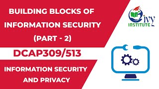DCAP513/309 | INFORMATION SECURITY AND PRIVACY | Ch - Building Blocks of Information Security (P-2)