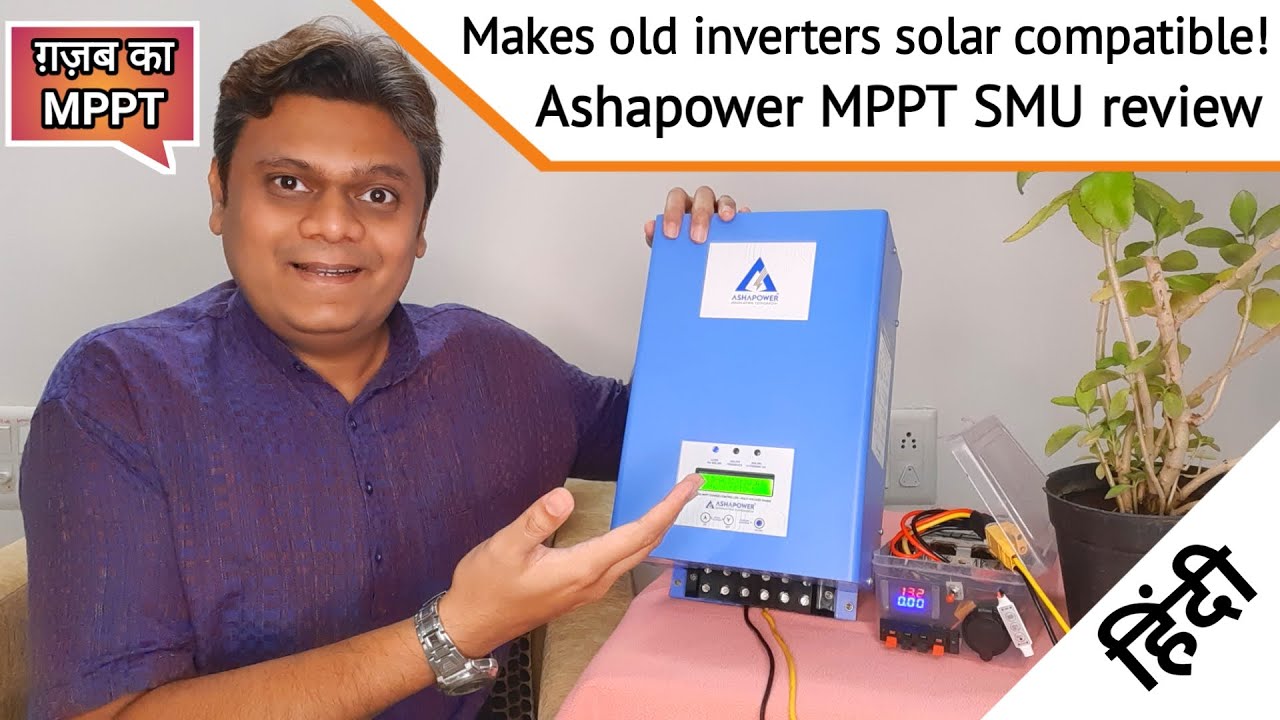 [Hindi] Best Gadget for Green Energy! Ashapower Neon 80HV Solar MPPT Review & Accuracy test
