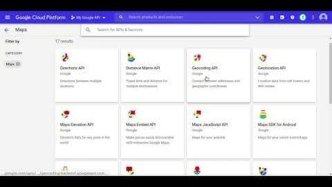 Google Places API Key