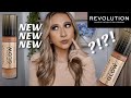 NEW MAKEUP REVOLUTION CONCEAL & GLOW FOUNDATION! FIRST IMPRESSION + WEAR TEST