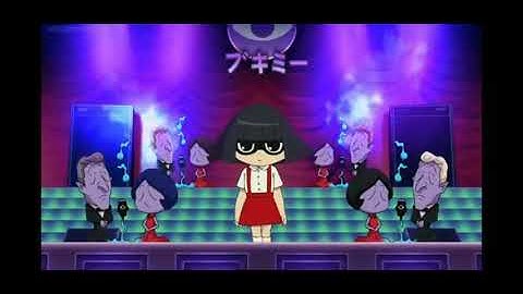 Yo-kai watch U Hanoko-san-bukimi summoning.