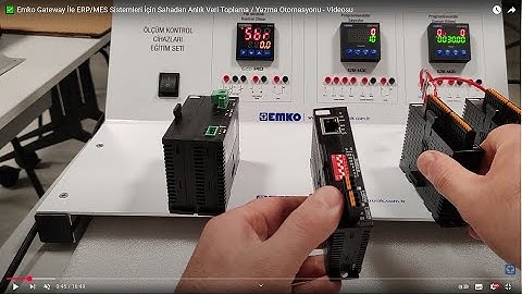 ✅ Instant Data Collection/Writing Automation From the Field For ERP/MES Systems With Emko Gateway