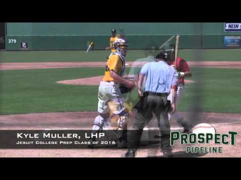 Kyle Muller Prospect Video, LHP, Jesuit College Prep Class of 2016