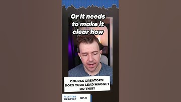 Course Creators: Does Your Lead Magnet Do This?