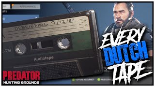 EVERY Dutch Tape in PREDATOR: Hunting Grounds! | NO MUSIC