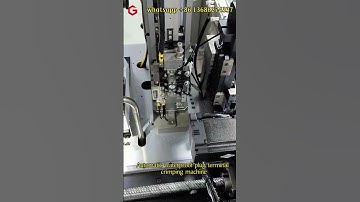 Automatic waterproof plug terminal crimping machine#wireprocessing#wireharnessmachine#factoryshorts