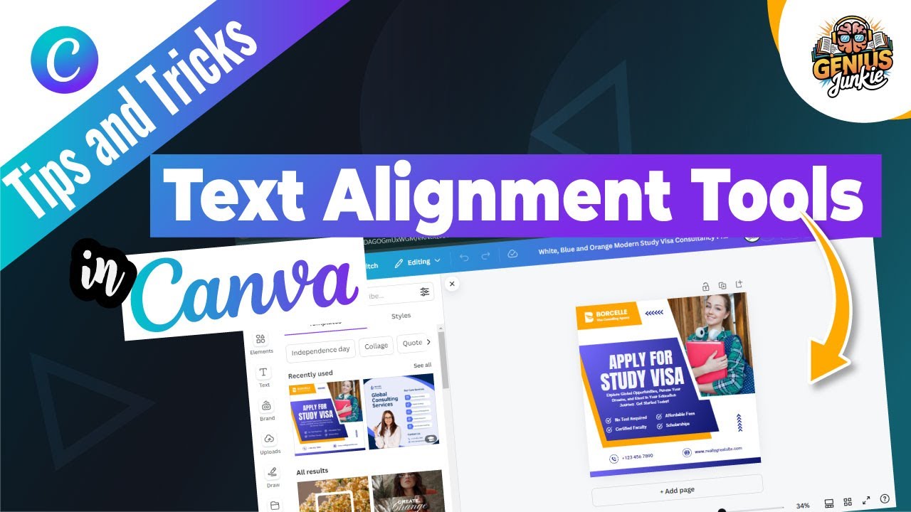 Master Text Alignment in Canva: Design Like a Pro!