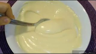 Crème Pâtissière Sans œufs/facile et rapide