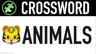 GUESS THE ANIMAL QUIZ #1 (15 Animals Trivia Questions and Answers) || Crossword Puzzles Game screenshot 2