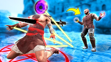 I Used The Deadlies Magic to Torture my Friend in Blades and Sorcery VR Multiplayer (u9)