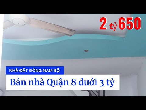 Chính chủ Bán nhà hẻm 125 Âu Dương Lân phường 1 Quận 8 dưới 3 tỷ