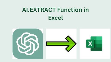 AI.EXTRACT Function in Excel - ChatGPT for Excel