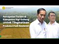 Percepatan tanam di kabupaten sigi  sulteng tingkatkan produksi padi nasional