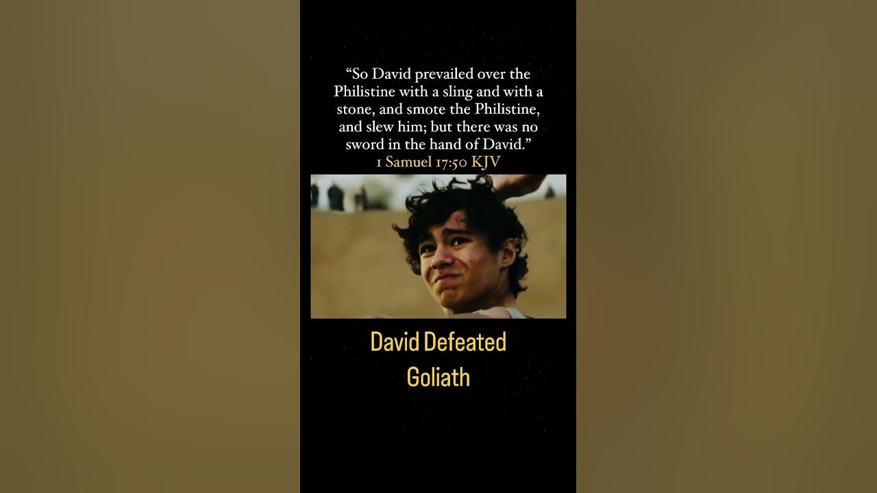 david-defeated-goliath-1-samuel-17-50-shorts-jesus-youtube