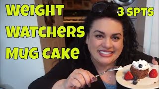 This weight watchers mug cake is delicious. remember microwaves are
not all created equal. you may need less or more time depending,
enjoy!!