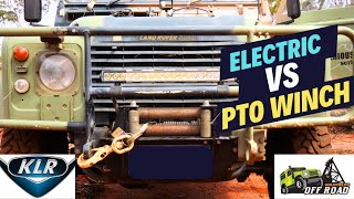 4x4 Electric VS PTO winches