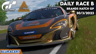 Gran Turismo 7: Sport Mode | Daily Race B | Brands Hatch GP | 30/3/2023