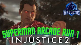 =Injustice 2= Superman Arcade Run 1