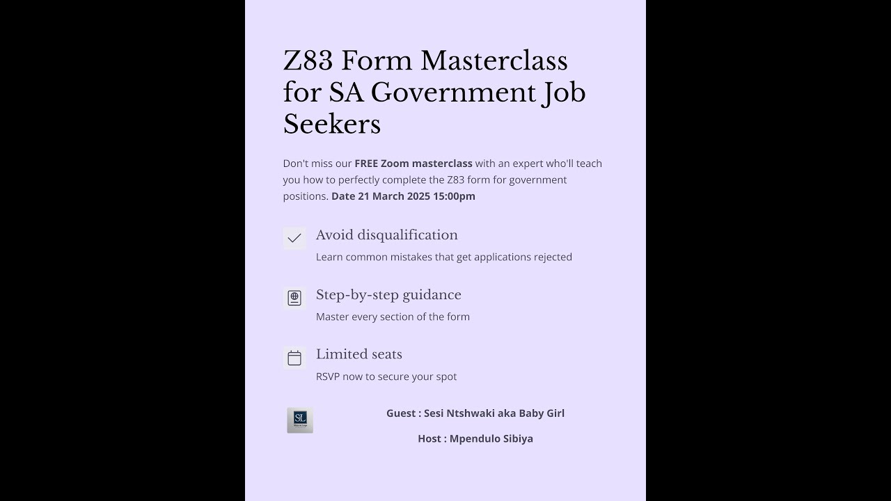 How to fill-in a Z83 form | Government Circular | Government Job Scam ...