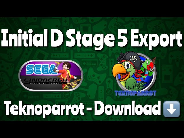 Initial D Stage 5 Export - 4K - Sega Lindbergh Yellow - Teknoparrot -  Arcade - Download Below!