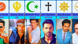 Religion of Bollywood Actor| Hindu | Muslim| Buddhist| Christian| Sikh |Zoroastrianism