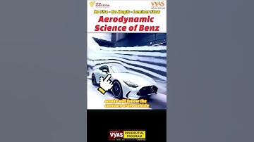 Science behind Mercedes Benz Aerodynamics: Laminar Flow & Drag Tested #viralvideo #shorts #yt