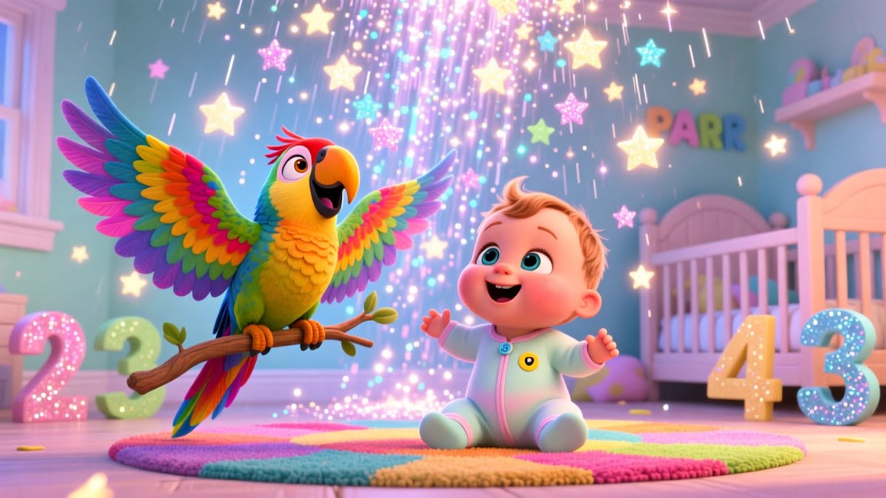 Parrot Learns ABC Tune | Best Nursery Rhymes and Kids Songs Collection