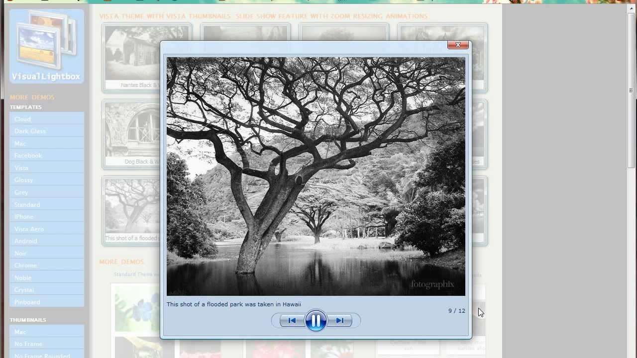 Photo Gallery With Lightbox Automatic thumbnail creation! YouTube